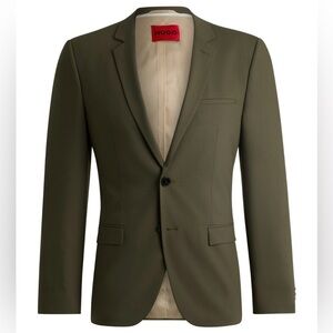 Hugo Boss KARL 232X Modern Fit Super-Flex Suit Jacket Size 36 Short - NWT